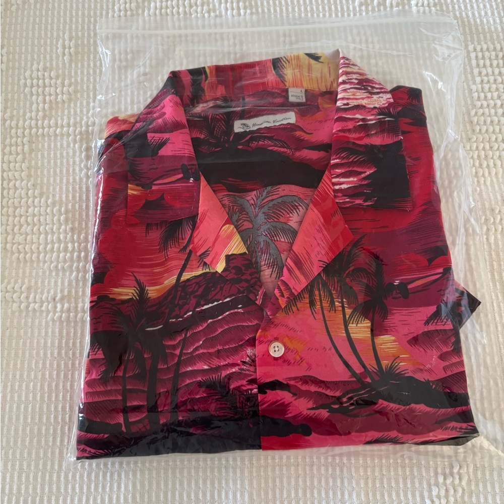 Tropical Red Men's Shirt